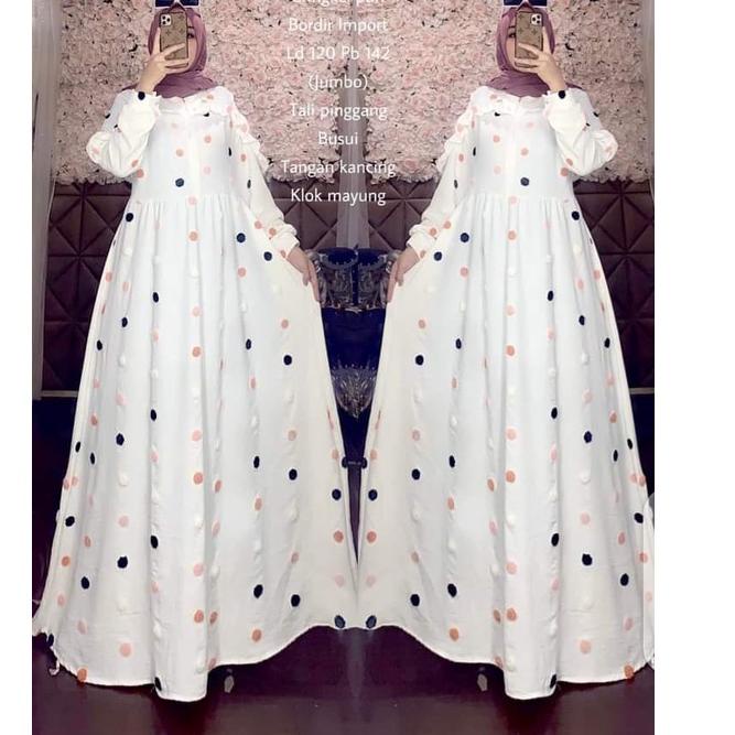 Muraaaahh.. GAMIS CRINKLE POMPOM REMPEL DADA