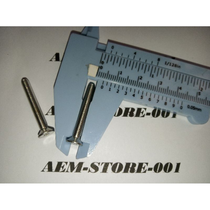 verseng L M4 x 30 (3cm)stainless 304