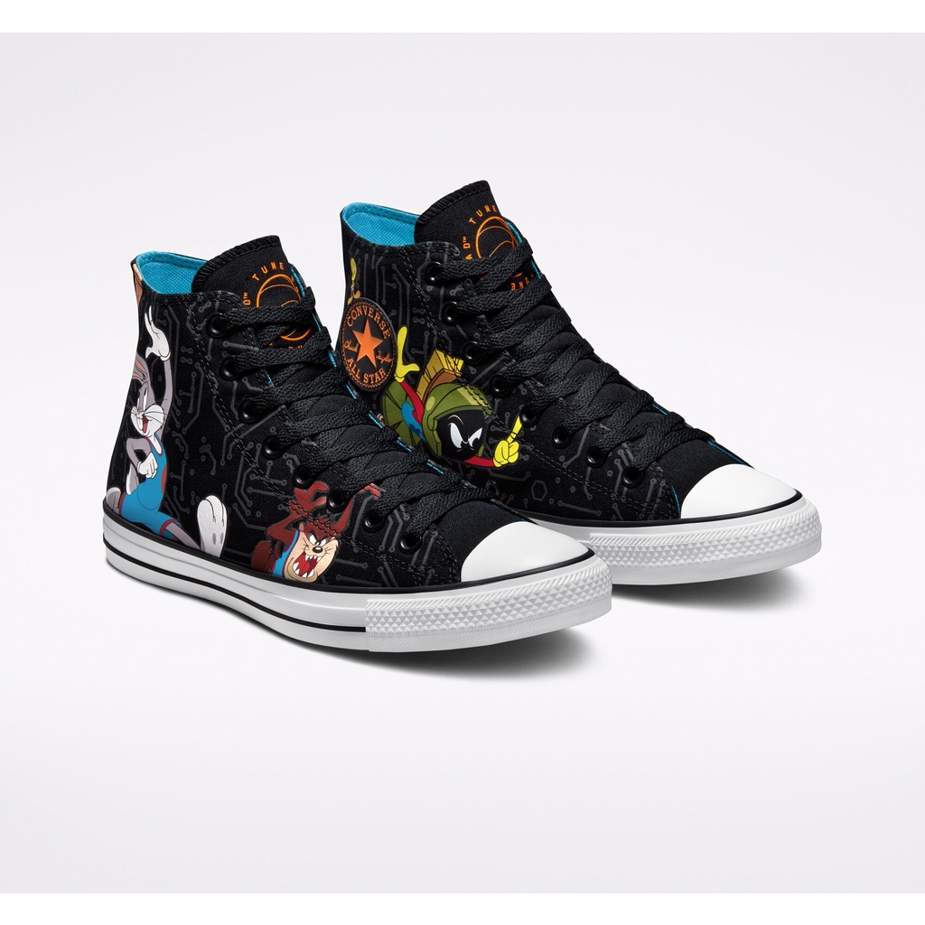 Jual Space Jam x Converse Chuck Taylor All Star High Black Multi White