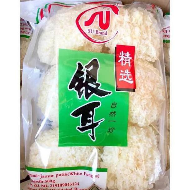 

TERMURAH Jamur Putih / Jamur Es / Jamur Salju / White Fungus 500 gram Kode 1009