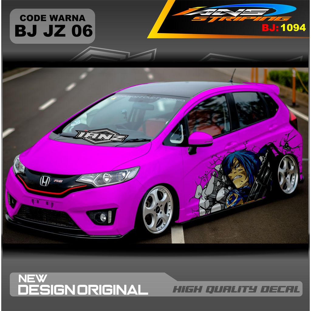 STICKER MOBIL JAZZ / STIKER MOBIL BRIO / DECAL STIKER MOBIL SWIFT / STIKER MOBIL TOYOTA / DECAL STICKER MOBIL / STIKER YARIS AYLA