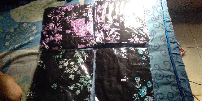 Maura Couple_sania Ruffle Batik Couple Keluarga Ori Ndoro Jowi Dnt Cibulan Biru
