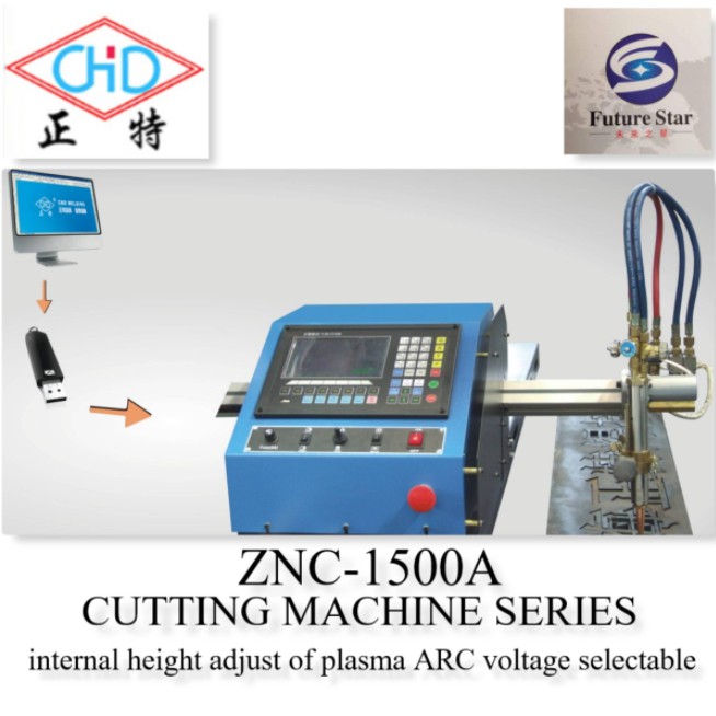 PORTABLE CNC PLASMA CUTTING/MESIN PEMOTONG PLASMA ZHENGTE ZNC 1500