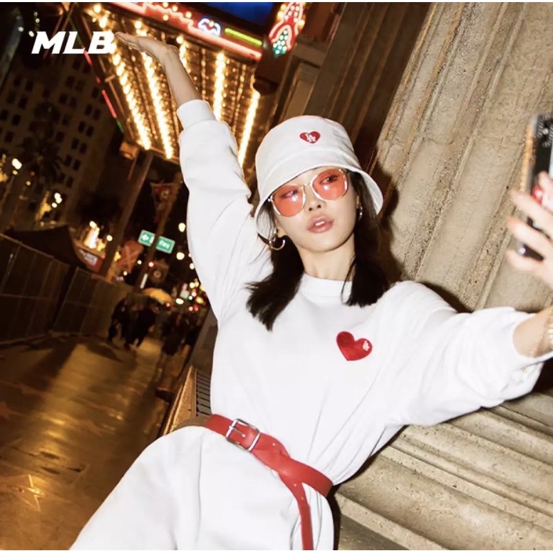 MLB Korea NY LA Love Symbol Bucket Hat Original