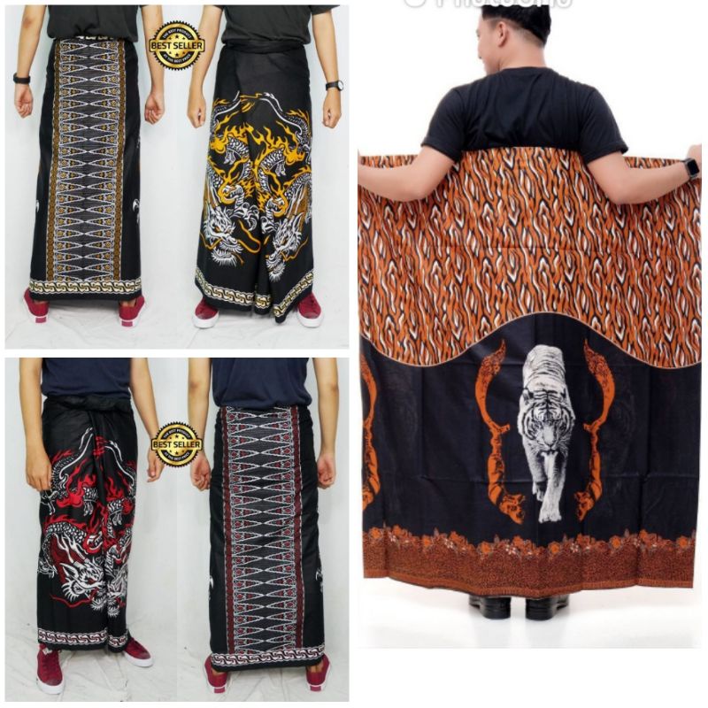 Sarung batik naga, sarung batik macan, sarung batik pekalongan, sarung batik pria, sarung dewasa