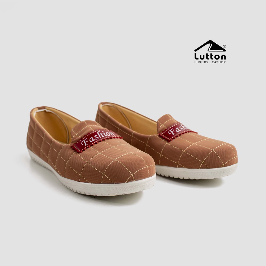 LUTTON - SEPATU FLAT WANITA GAUL - SEPATU FLAT AKHWAT - SEPATU FLAT F 02 SALEM