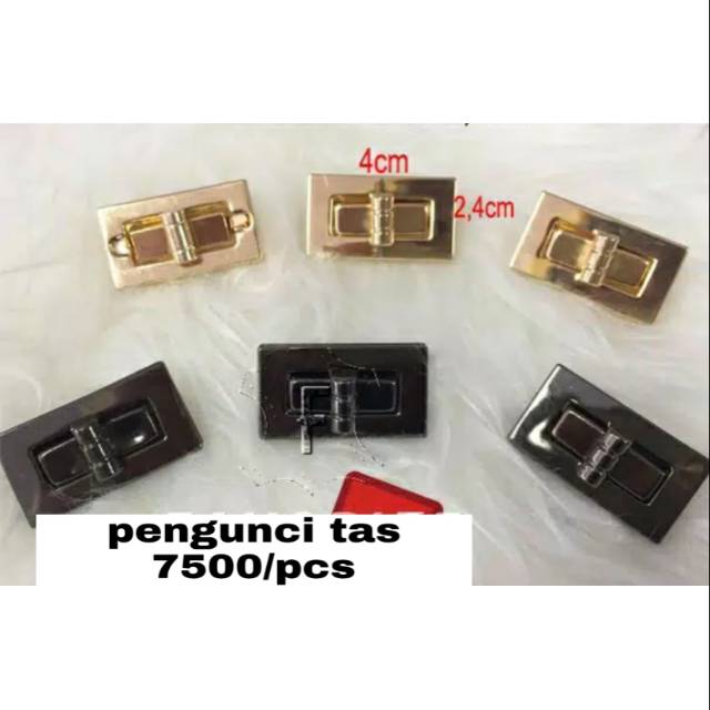 Bag Lock (Pengunci Tas)/ Kunci Jip / Kunci Tas Putar