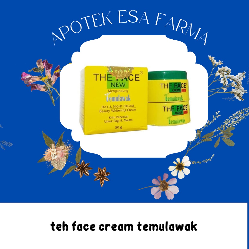 teh face cream temulawak