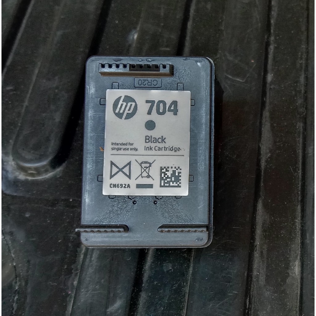 Catridge hp704 black bekas original