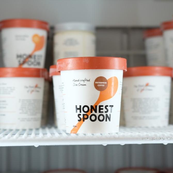 

windytriastuti13 Honest Spoon Handcrafted Ice Cream Takeaway Tub 473ml - Regular TERLARIS TERPERCAYA ORIGINAL