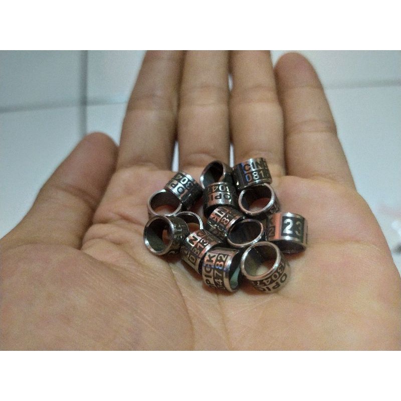 Ring merpati baja laser