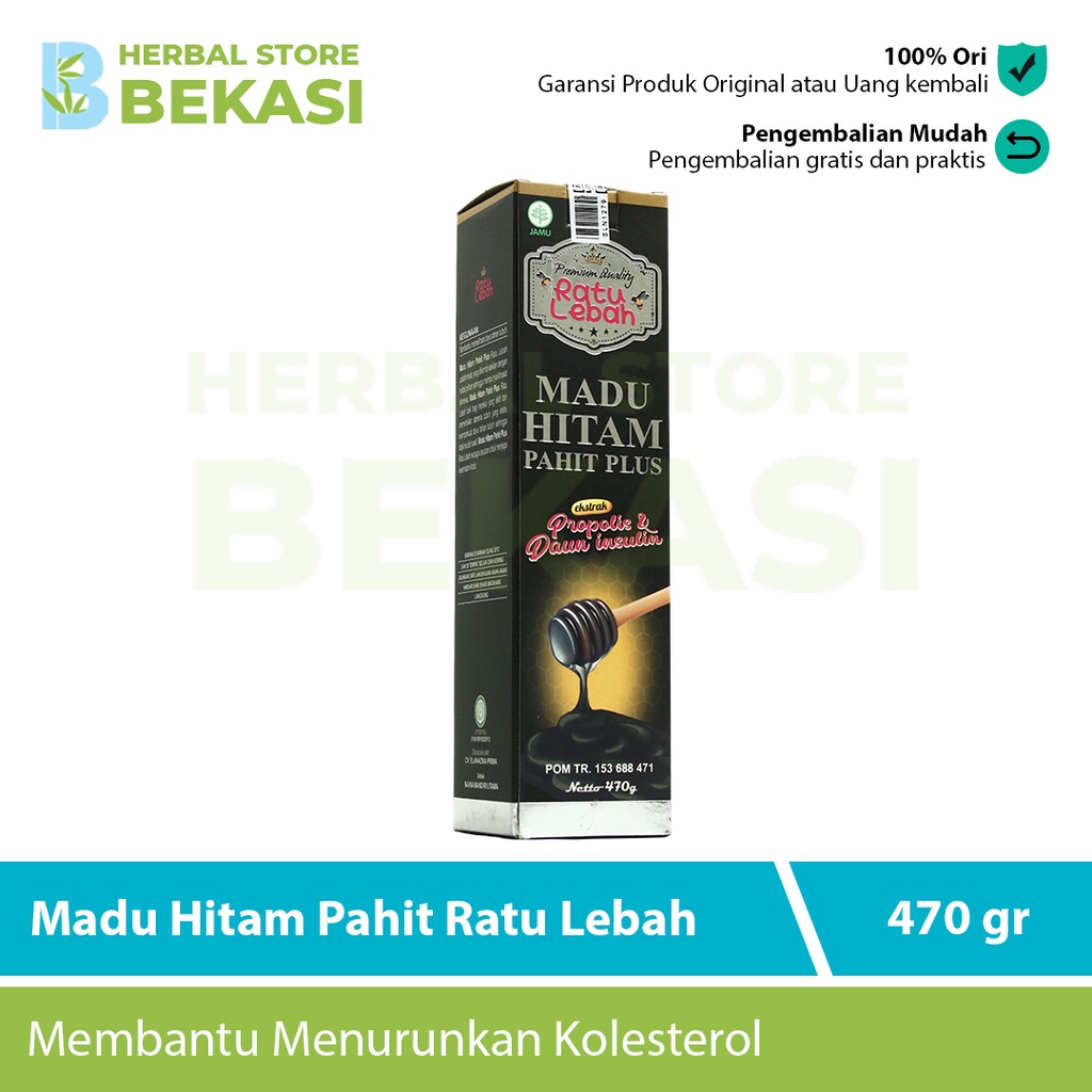

Nafariz724 Madu Hitam Pahit Ratu Lebah 470 Gr Asli Original Herbal Suplemen Daya Tahan Tubuh