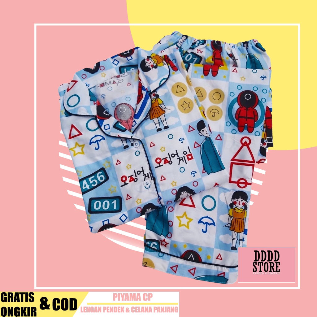 PIYAMA WANITA LENGAN PANJANG / BAJU TIDUR WANITA KATUN MOTIF TERBARU CP/PP