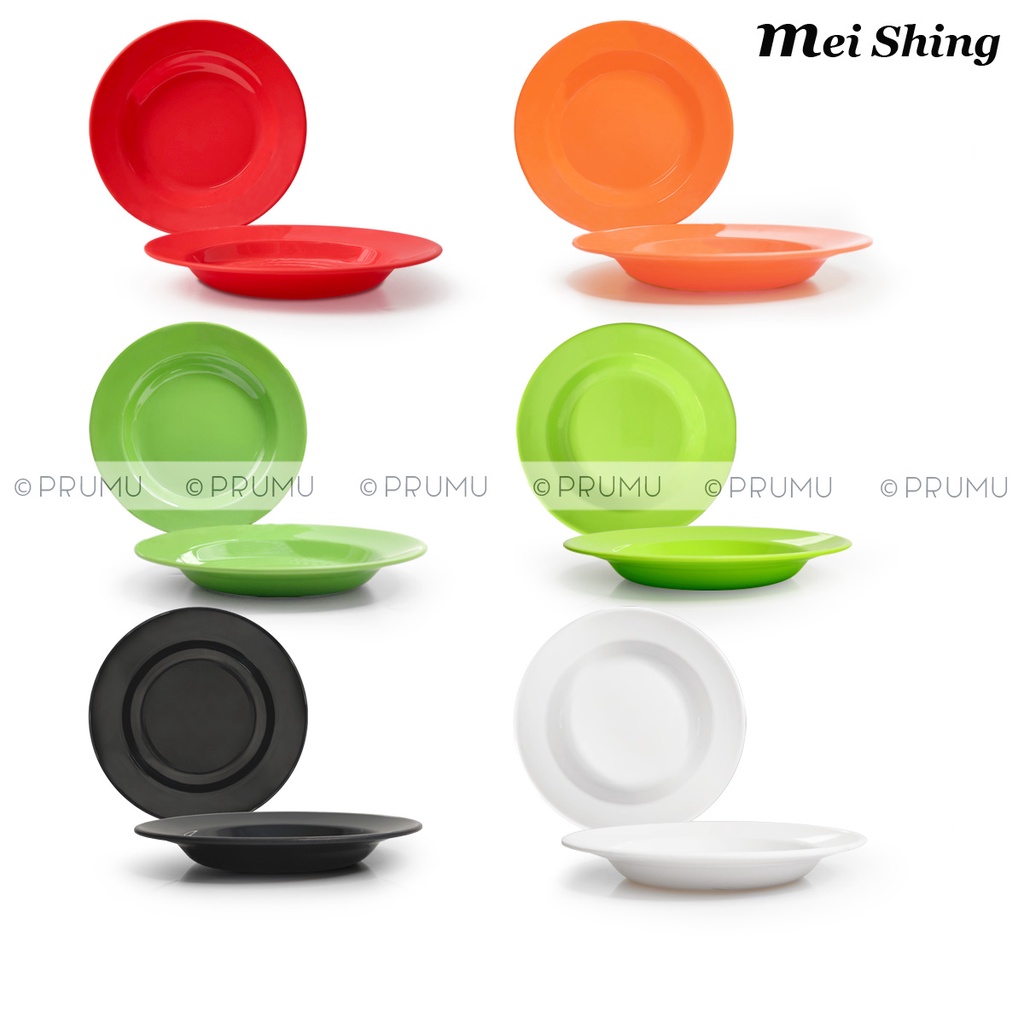 Piring Makan Melamin 9 Inch - Piring Melamin - Piring Melamine-Meishing