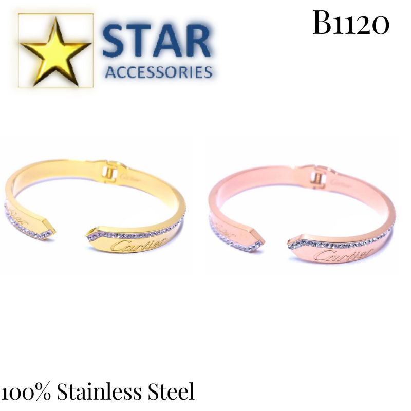 Gelang Titanium Cartier Gold | Rose Gold