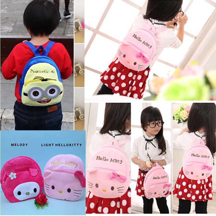 ❤️GTB❤️ Tas Ransel Anak sekolah TK SD Karakter Bag Backpack Mini Motif Cartoon Cute cod R115