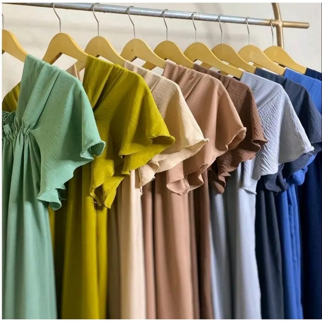 DRESS LAURA MODEL WANITA KOREA Fashion Modern Baju Dress Wanita Terbaru 2023 Model Korean Style Keki