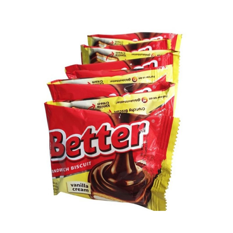 

Coklat Biskuit Better 27 gram ( isi 10 pcs @27gr )