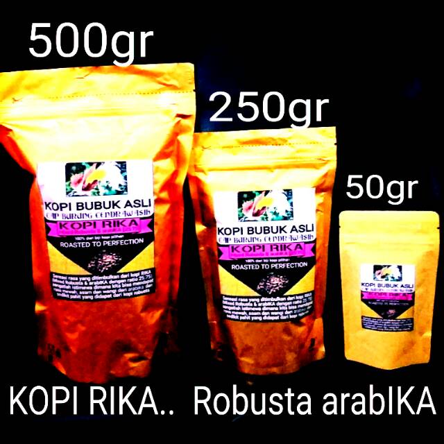 

Kopi RIKA - Robusta arabIKA - 500gr