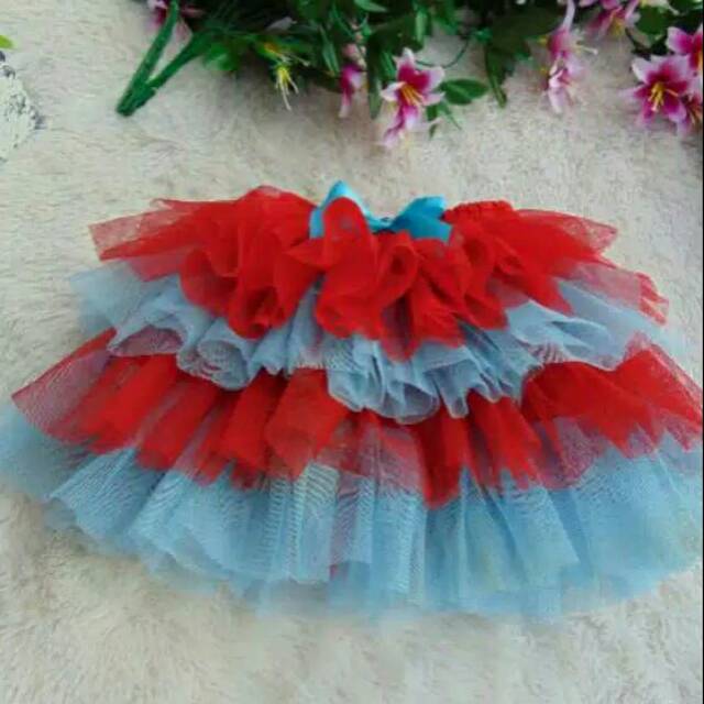 Rok tutu gotik pelangi B