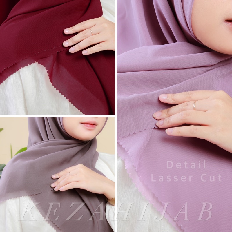 SEGIEMPAT LASSER CUT BELLA/HIJAB LASSER CUT