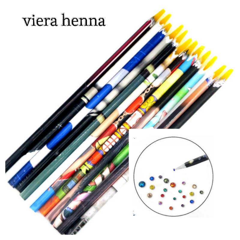 

pensil lilin pengangkat diamond dan imitasi 3D