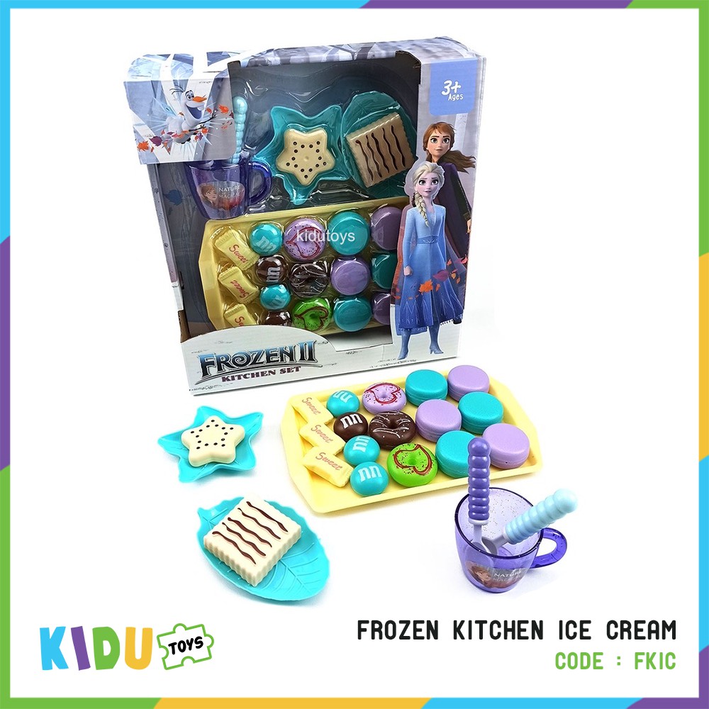 Mainan Anak Frozen Kitchen Ice Cream Kidu Toys