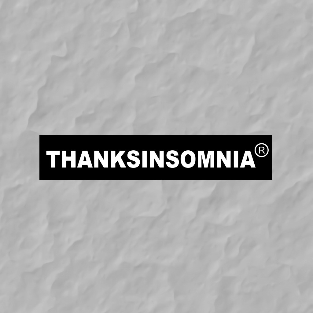 Sticker Thanksinsomnia | Sticker Brand | Sticker Brand LOKAL