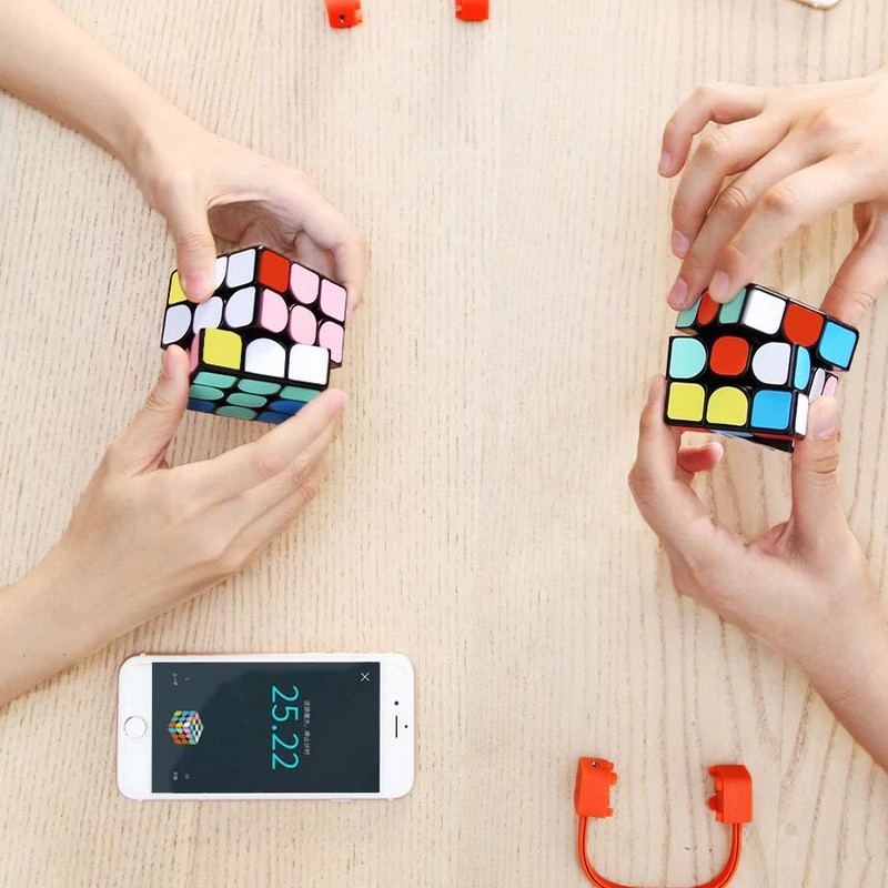 2019 Versi Asli Xiaomi Giiker Super Kubus Rubik I3S Smart Magic Magnetic Bluetooth APP Sync Puzzle