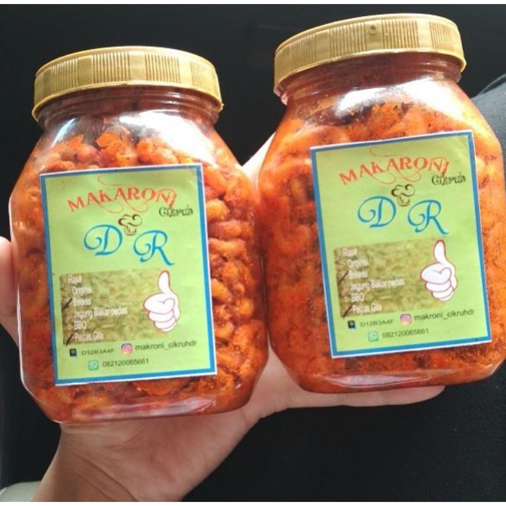

Stok Ready Makaroni cikruhdr toples sedang Limited