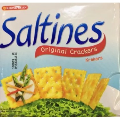 

Khong Guan Saltines Crackers 150 gr - Original atau sayuran