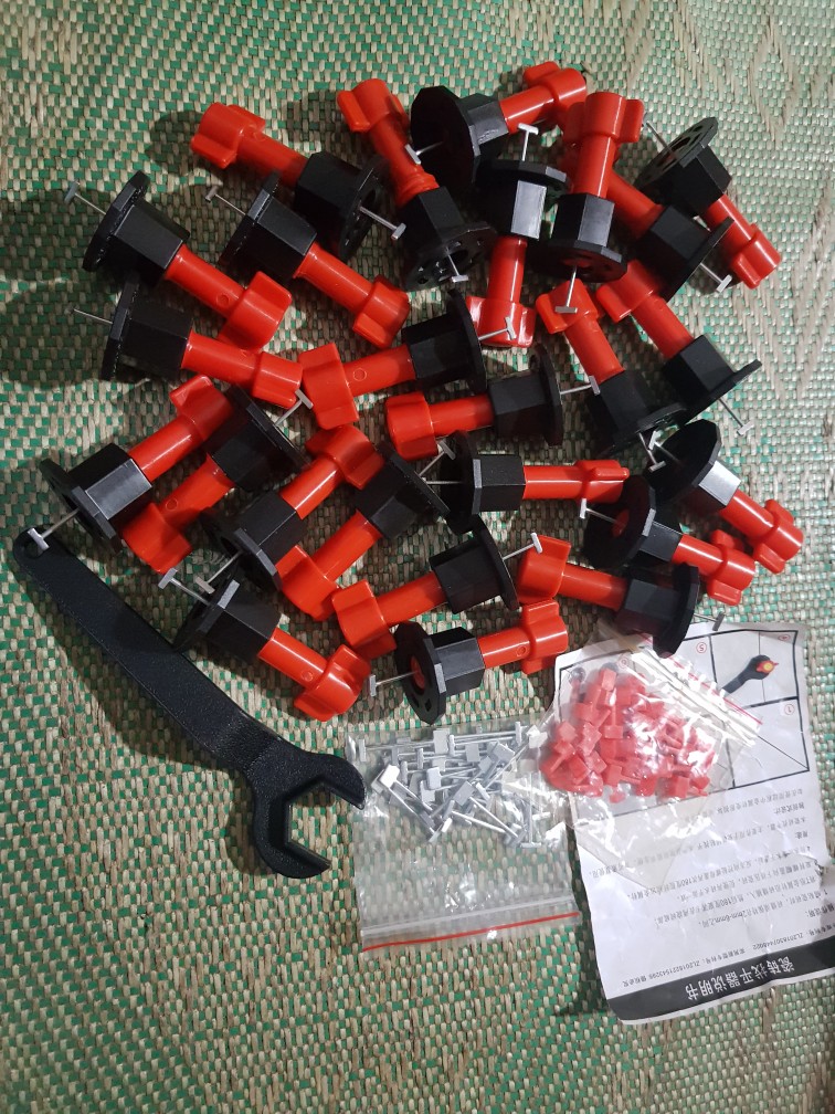 Ce 75 Pcs Reusable Anti-lippage Tile Leveling Spacer Clips Locator Construction Floor Plier System Tiling Tool