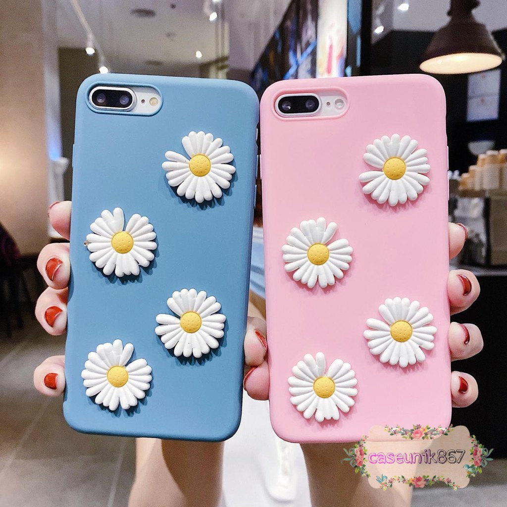 SOFTCASE BUNGA TIMBUL OPPO A54 A5S A7 A12 A11K F9 A31 A8 A81 A15 A92 A52 A53 A33 A5 A9 2020 CS626