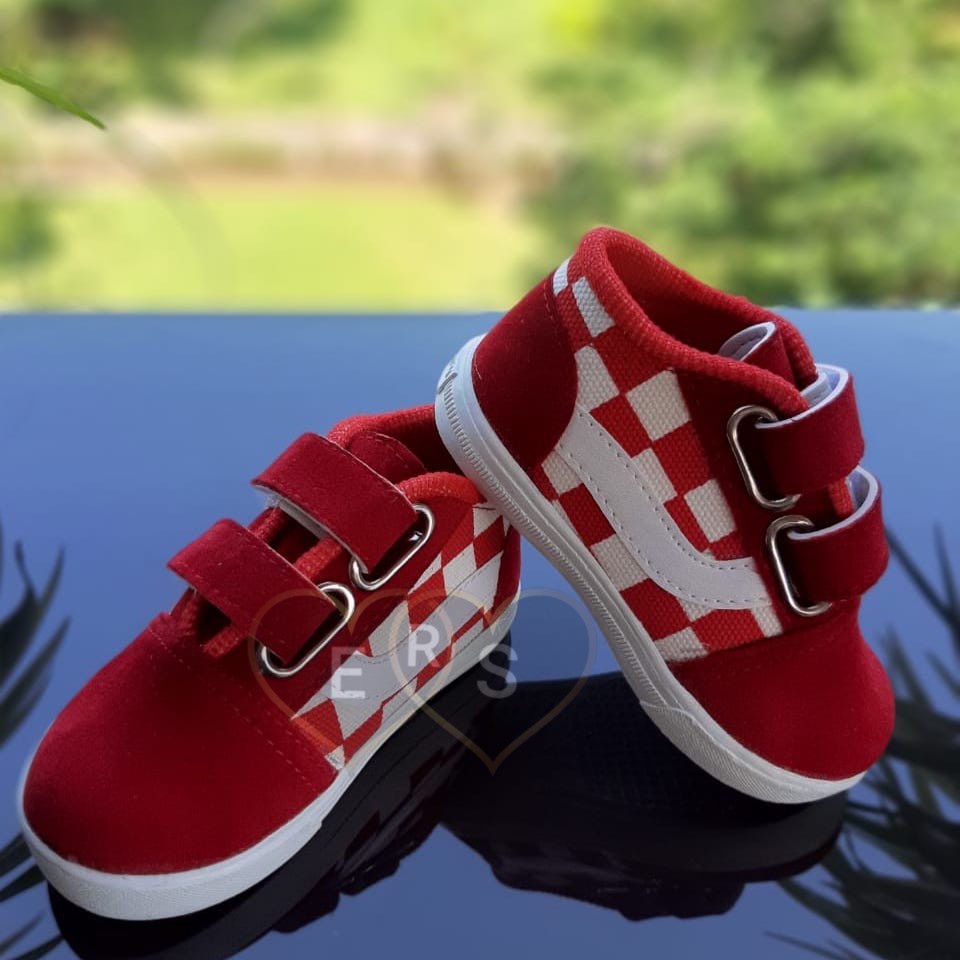 TOKOERS SNL01B Sepatu Sneaker Anak Laki Laki Umur 7 8 9 10 tahun - Baby Vans