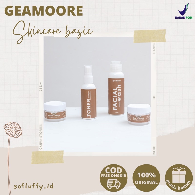 [TRUE SELLER] GEAMOORE SKINCARE NATURAL INGREDIENTS