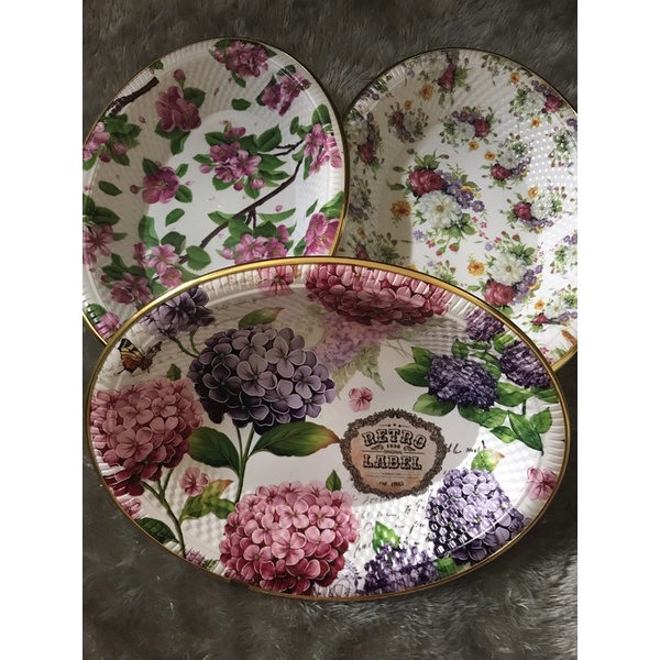 Baki Nampan Ovale Tempat Saji Oval Plastik Tray Loyang
