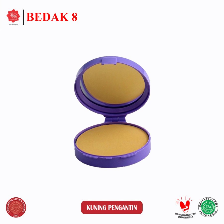 Viva Compact Powder Lilac - Kuning Langsat | Kuning Pengantin | Natural