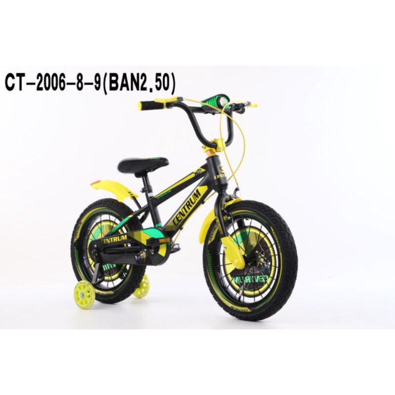 SEPEDA ANAK BMX CENTRUM FOSTER 5506-2 UK 12, 16 &amp; UK 18 BAN BESAR 2.50