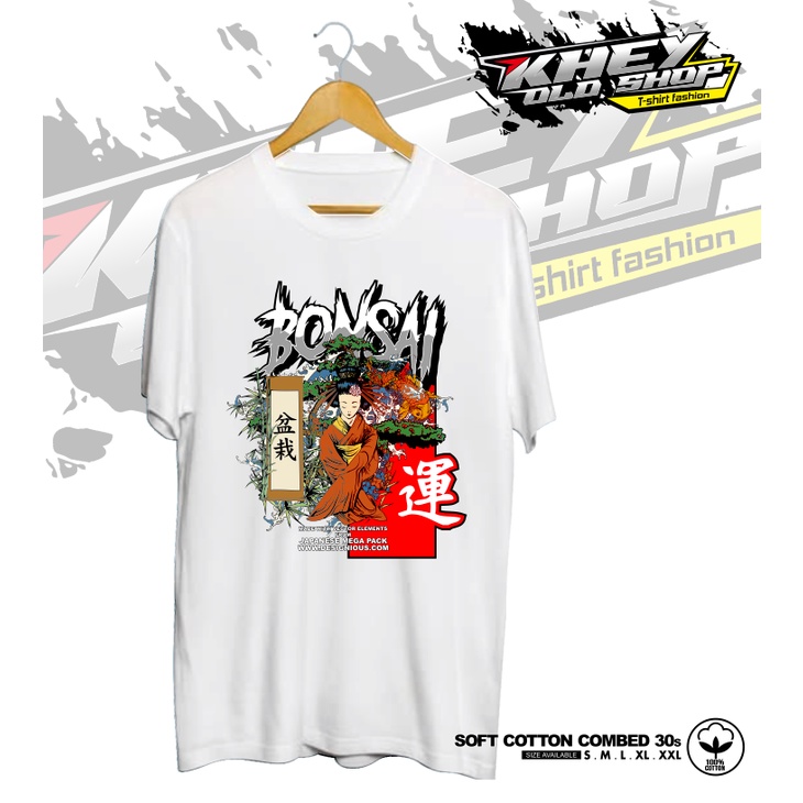 KAOS BAJU PECINTA POHON BONSAI JEPANG KAOS HOBI KEREN TERLARIS - KHEYOLSHOP