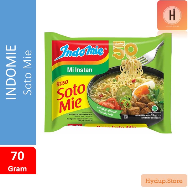 

Indomie Soto Mie Mi Instan 70 Gram