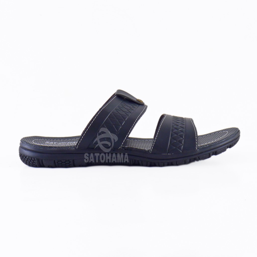 Satohama Sandal Selop Pria Sandal Murah Sandal Pria Dewasa Sandal Kulit Sintetis Sandal G2 Terlaris