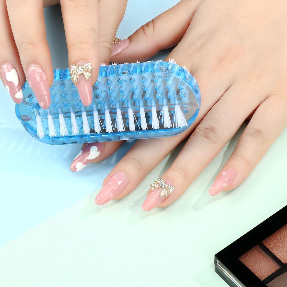 R-flower Nail Brush Awet Praktis Menghilangkan Kotoran Pembersih Debu