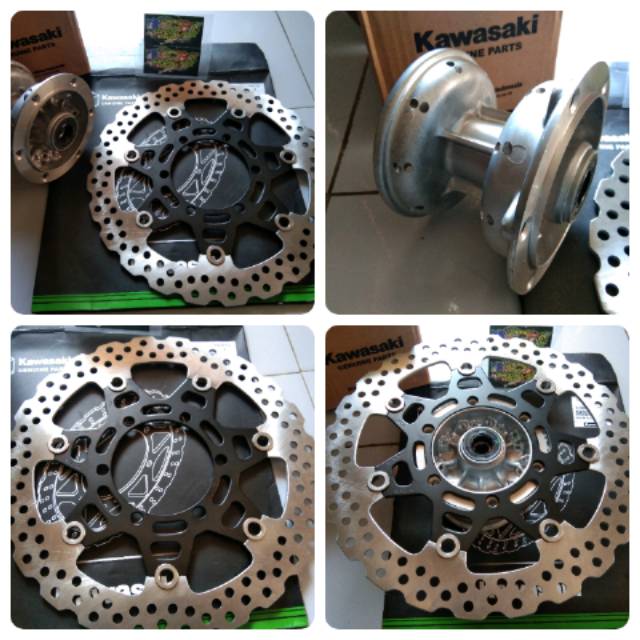 TROMOL TROMEL KLX DT D TRECKER PIRINGAN CAKRAM KLX DT D TRECKER TROMOL DEPAN KLX PNP CB GL MP TIGER