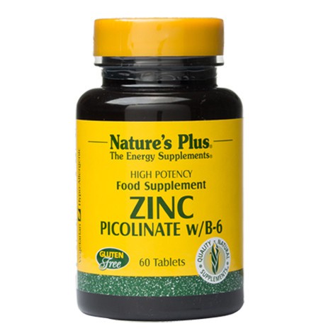 Nature's Plus Zinc Picolinate w/B-6 60'S