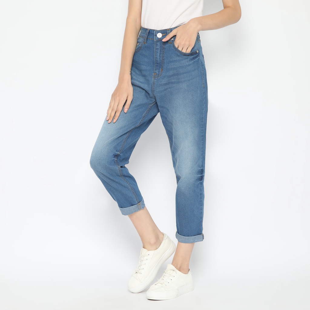 FICHINO - HW Boyfriend Jeans Marian Light Blue Whisker