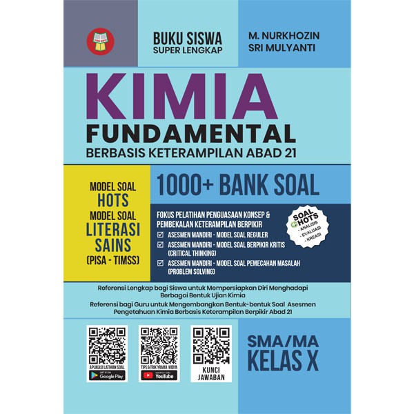 Kimia Fundamental 1000+ Bank Soal SMA/MA Kelas 10