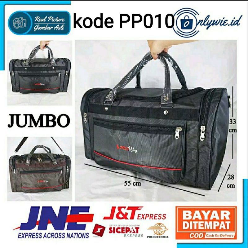 PPO010 TAS TRAVEL BAG UKURAN BESAR TAS MUDIK JUMBO TAS BAJU