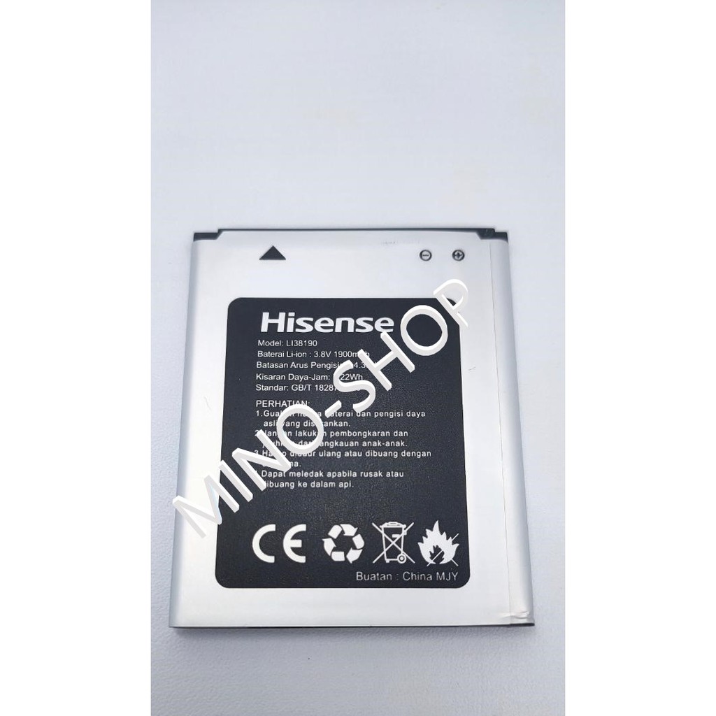 BATERAI ANDROMAX QI - E2 PLUS -U2 LI38190 ORIGINAL HISENSE