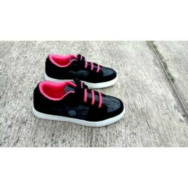 SEPATU SEKOLAH ANAK AIRWALK KAMIR BLACK HITAM ORIGINAL