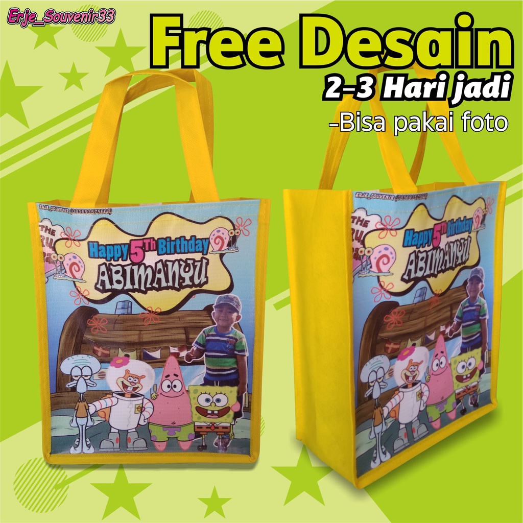 

Tas Ultah / Tas Souvenir Ultah / Goodie Bag Ulang Tahun